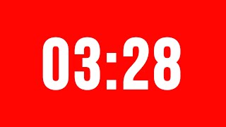 3 Minute 28 Second Timer With Alarm Without Music