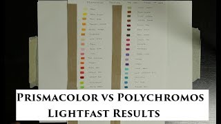 Prismacolor Premier vs Faber Castell Polychromos Lightfast Comparison