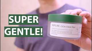 Review N'Pure Cica Clear Pad! Daily Exfoliating Pad Super Gentle with AHA BHA PHA!