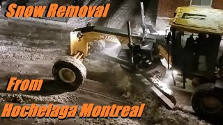 1 17 25 BIRD'S EYE VIEW SNOW REMOVAL FROM HOCHELAGA MONTREAL + BONUS CLIP