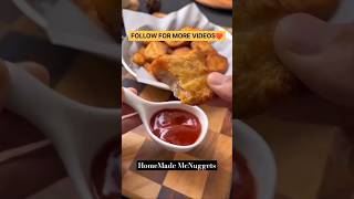 Homemade Chicken McNuggets || McNuggets || #shorts #shortsfeed #nuggets