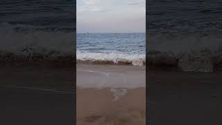 Beach Waves Crashing on Seashore  | Ocean Waves Crashing on Sand | Amazing Ocean Waves Cashing