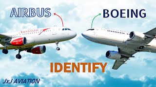 How to identify a BOEING or an AIRBUS Aircraft in 2 minutes | Aviation Notes | B737 vs A320