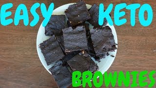Chocolate Keto Brownies | Low Carb Brownie Recipe (flourless)