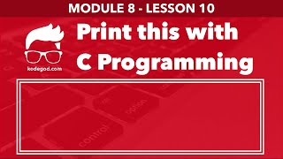 Module 8 - Lesson 10 ► Print full rectangular pattern using for loop [Learn Programming]