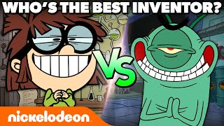 Plankton vs Lisa Loud 🧪 Who Makes CRAZIER Inventions? | Nickelodeon Cartoon Universe