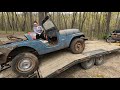 1964 Jeep CJ-5  Sitting in a Barn 30 years, Engine Stuck,  Will it Run!