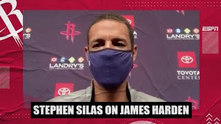 Stephen Silas talks James Harden missing Rockets practice | NBA on ESPN