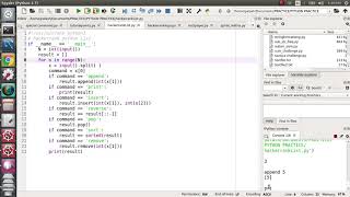 23. HackerRank list (Interview coding question) in python