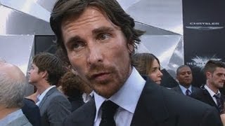 The Dark Knight Rises: Christian Bale and Anne Hathaway attend premiere