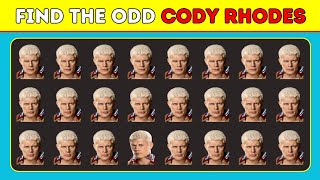 Are Your Eyes Good Enough? Find Odd Cody Rhodes 👀🤔