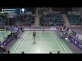 Match point - Lea Dauphinais vs Varvara Poperezhai - WS, SF - European U15 C’ships 2024