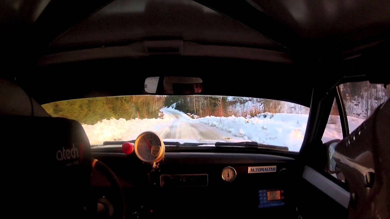 Neste Jari-Pekka Ralli F-cup Heinola 17.1.2015 In-car Kooste Sami ...