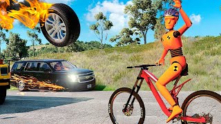 Bicycle Accidents | BeamNG.Drive