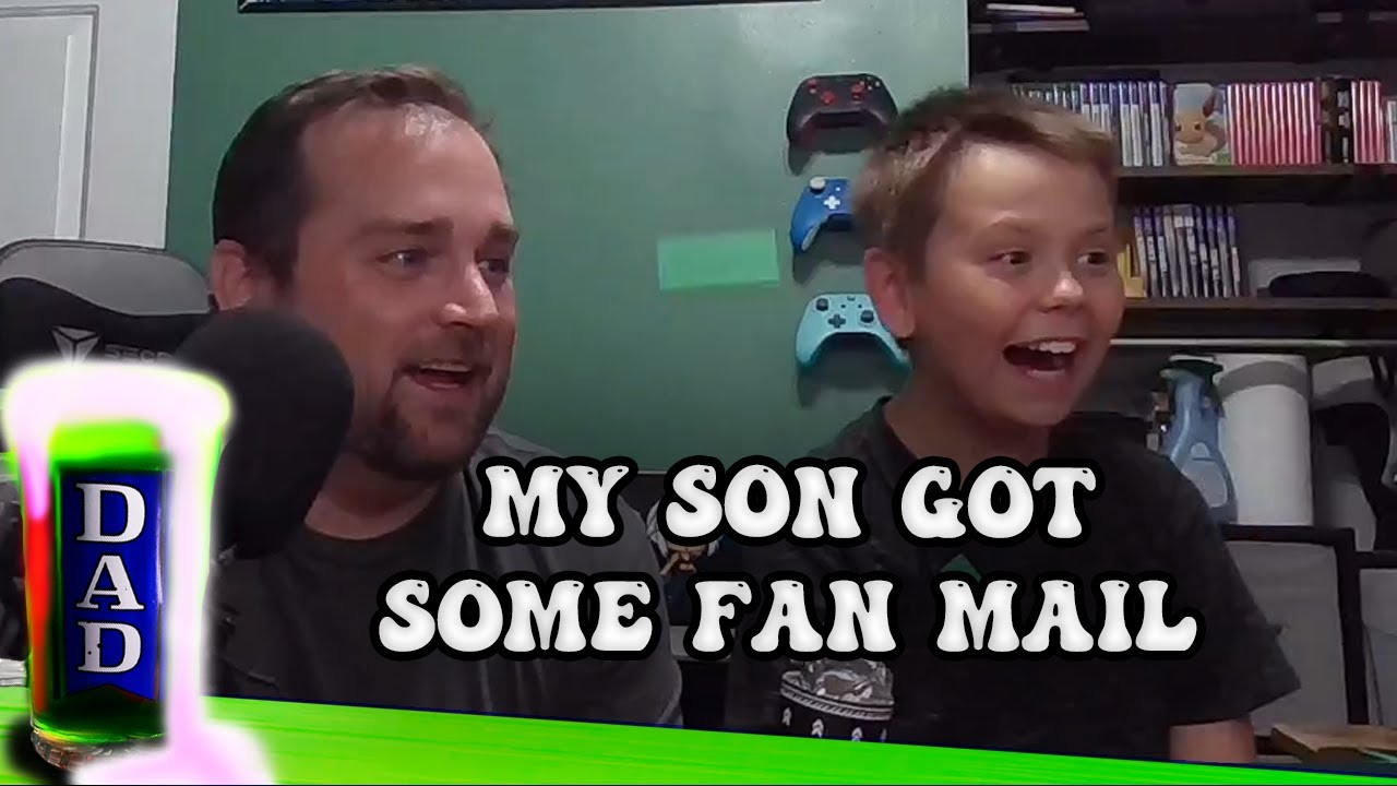 My Son Got His First Piece Of Fan Mail - YouTube