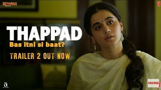 Thappad - Trailer 2 | Taapsee Pannu | Anubhav Sinha | Bhushan Kumar | 28th February 2020