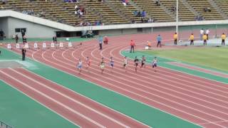 2017年度 兵庫県郡市区対抗 男子中学生100m決勝（-1.6）