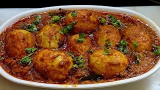 Dhaba Style Egg Curry  | ధాబా స్టయిల్లో ఎగ్ కర్రీ 👉 ఇలా చేస్తే సూపర్ అంటారు 😋😋 #food #indianrecipe