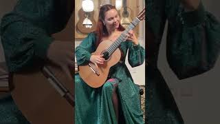 Mozart on the guitar 😱 | Vera Danilina | Siccas Guitars | #shorts