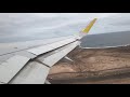 takeoff from fuerteventura fue airport a320 4k