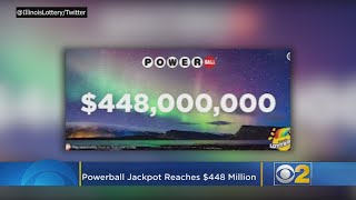 Tonight's Powerball Drawing Reaches $448 Million