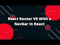 React Tutorial in Hindi #66 React Router V6 With Navbar In React | React Router v6 NavBar Bootstrap