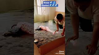 Water 🌊 Blanket 🤯🥶 #trending #funny #video #viral #shorts #short @Dushyant_kukreja