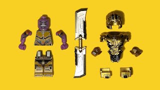LEGO Thanos Battle Armor | Avengers Endgame | Unofficial Minifigure | Marvel Movies