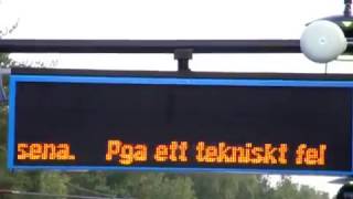 Nynäsbanan: Nya informationsskyltarna på plats i Nynäsgård 2008-08-20