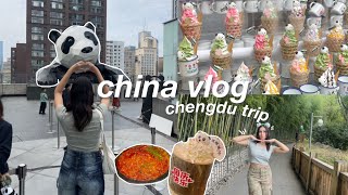 LIFE IN CHINA🍙 chengdu: pandas, spicy hotpot, sichuan opera, etc.