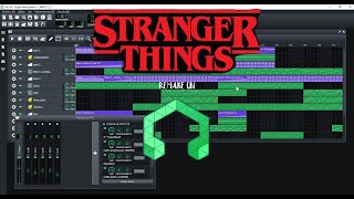 Stranger Things soundtrack on LMMS