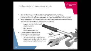 Webinar: Datendokumentation und Metadaten