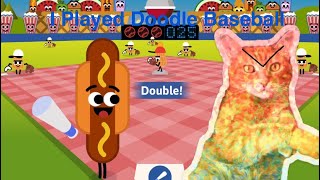 Trying to hit 50 points in doodle baseball ⚾️