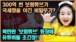 보람이의 보람튜브가 국세청을 이긴 비밀무기?, 고수익 유튜버들에게 전쟁 선포한 국세청, 북한판 '보람튜브' 등장에 유튜버들 초긴장