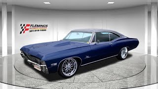 LS Swapped 1968 Impala SS Pro Touring Start Up, Test Drive and Walk Around