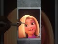 Rapunzel GLOW Up  | iPad Drawing #shorts