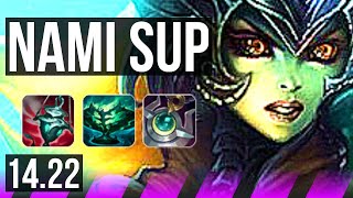 NAMI \u0026 Caitlyn vs BLITZCRANK \u0026 Jhin (SUP) | BR Grandmaster | 14.22