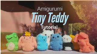 Amigurumi Tiny Teddy Tutorial🐼 / Malayalam tutorial video/Amigurumi/ Crochet