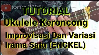 Tutorial  dan cara variasi ukulele irama engkel #1 #keroncong #langgam #entertainment  #indonesia