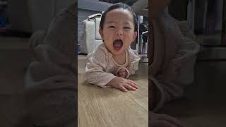 여고괴담 귀여움 주의 #baby  #8개월아기 #아기 #배밀이 #귀요미 #cute