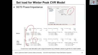 Lecture 25c: IVVC - Analysis Examples - Power Distribution Systems Spring 2021 - Lubkeman