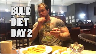 dirty bulk experiment day 2 - full day of eating 7,000 calories