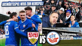 SPIELER UND TRAINER KOMMEN ZU UNS! DIE AUFHOLJAGD BEGINNT🔥 Stuttgart II - Hansa Rostock Stadion Vlog