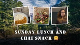 chole masala and jeera rice 🍚 Sunday spl and guest ke liye spl. snack 🥨prepration sukoon wala Sunday