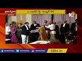 justice vinod abhishek laxman sworn as telangana high court judges hyderabad 10tv news