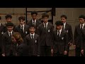 Dilworth School, Fortissimo | Go Down Moses – trad. American spiritual, arr. Moses Hogan