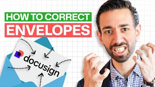 Docusign Tutorial: How To Correct Docusign Envelopes (Step By Step)