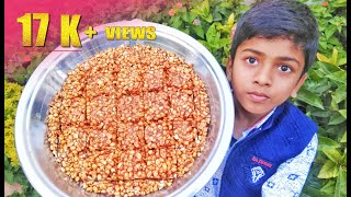 கடலை மிட்டாய் செய்முறை / Peanut Candy / Kadalai Mittai in Tamil / வேர்கடலை பர்பி / Peanut Chikki