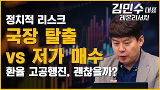 정치 리스크 지속, 환율 고공행진...국장 탈출해야하나 저가매수 기회인가? (ft. 김민수 대표)