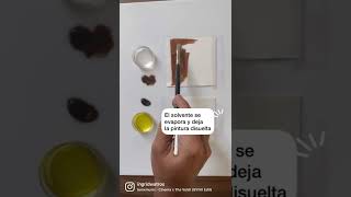 Diferencia entre Medio y Solvente al pintar con óleo / medium vs solvente / médium y solvente oleo.